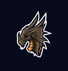 Dragon Mascot E Sport Logo Design