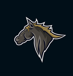 Horse Mascot E Sport Logo Design