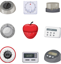 Kitchen Timer Clock Set Cartoon