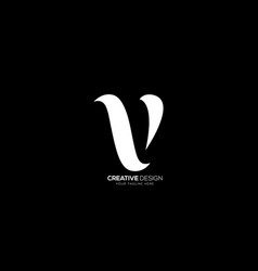 Creative Letter V Elegant Monogram Logo