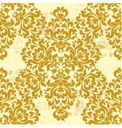 Gold Damask Ornament