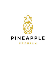 Pine Apple Geometric Logo Icon