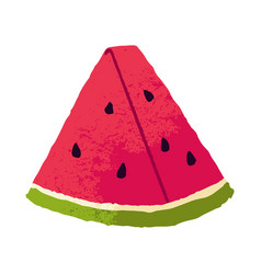 Exotic Watermelon Fruit Piece Triangle Cut Slice