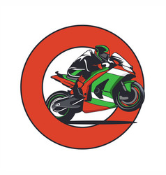 Superbike Design Icon Logo