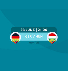 Germany Vs Hungary Match Football 2020