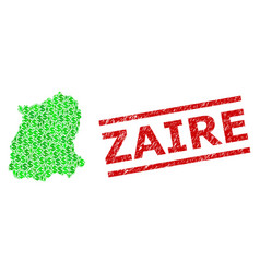 Textured Zaire Stamp Seal And Green Customers