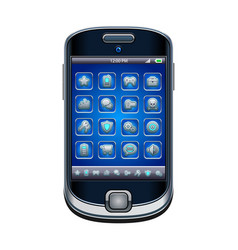 Mobile Phone With Icons