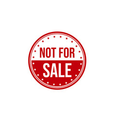 Not For Sale Rubber Stamp Not For Sale Grunge