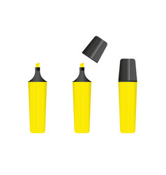 Yellow Highlighter Marker 3 Versions