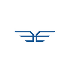 Abstract Wing Logo Symbol Icon