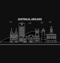 Adelaide Silhouette Skyline Australia