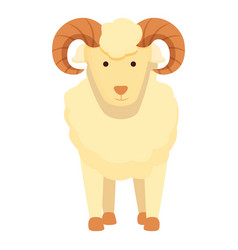 Ram Lamb Icon Cartoon Animal Head