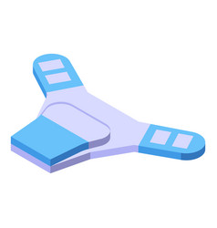 Shape Diaper Icon Isometric Care Baby