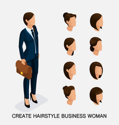 Trendy Isometric Set 6 Womens Hairstyles Young