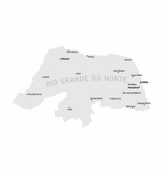 Rio Grande Do Norte State Map