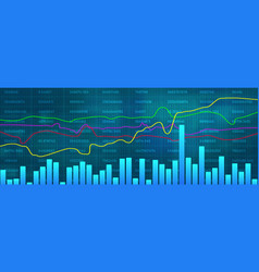 Stock Market Graph With Diagrams Business