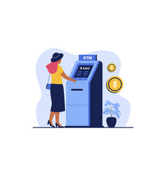 Withdraw Cash At The Atm Machine