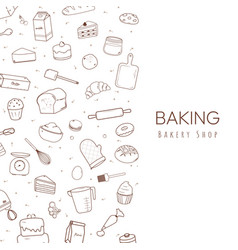 Bakery And Baking Tools With Copy Space