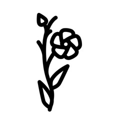 Linum Plant Food Line Icon