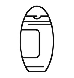 Shampoo Bottle Icon Outline Organic