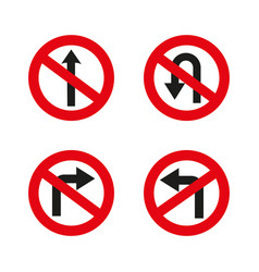 Signs Installed On The Roads Prohibited