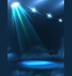 Blue Green Light Beam Background Banner