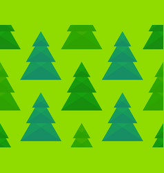 Christmas Tree Seamless Pattern Xmas Forest Pine