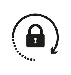 Lock Reload Icon Reset Password Symbol