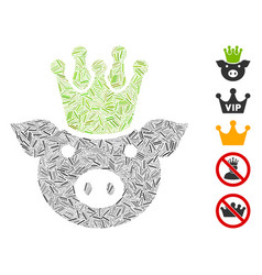 Dash Mosaic King Pig Icon