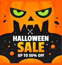 Gradient Halloween Sale Design