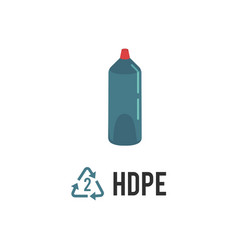 Plastic Recycling Icon Symbol And Sign Hdpe Pehd