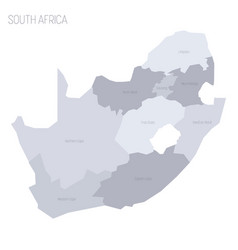 South Africa Political Map Of Administrative