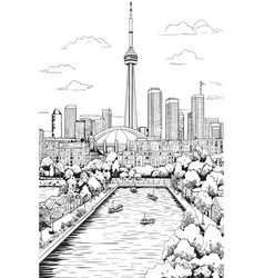 Toronto Coloring Page