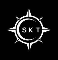 Skt Abstract Technology Circle Setting Logo