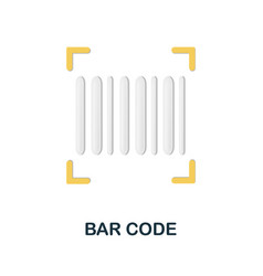 Bar Code Icon 3d From Online Store Collection