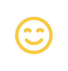 Smile Icon Happy Face Smiling Emoji Yellow