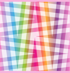 Seamless Abstract Rainbow Cell Diagonal Pattern