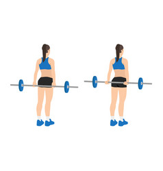 Woman Doing Behind Back Standing Bicep Curls