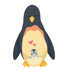 Penguin Mother And Baby