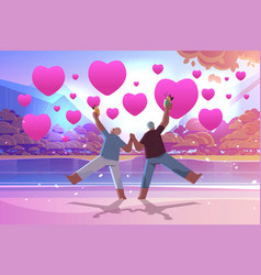 Senior Couple In Love Dancing On Summer Beach Old