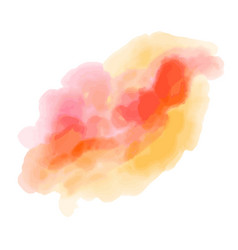 Watercolor Spot Isolated On A White Background