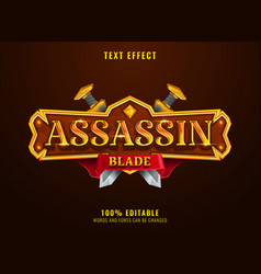 Fantasy Golden Assassin Blade Medieval Rpg Game