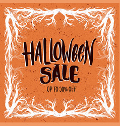 Vintage Halloween Sale Design