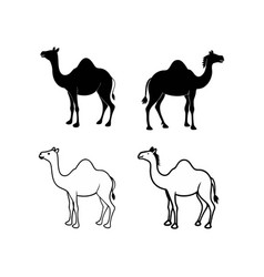 Black Camel Silhouettes 1