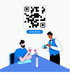 Scan Restaurant Menu Concept