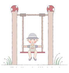 Boy On The Swing