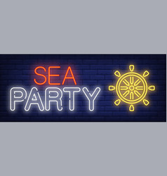 Sea Party Neon Sign