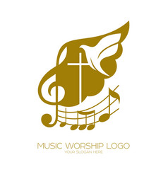 Cross with Music Notes Vector Images (over 220)