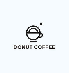 Coffee Donut Logo Design