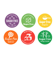 Sugar Free Allergy Friendly Colored Circle